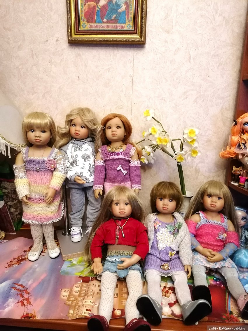 Две Луизы — Куклы Kidz'n'Cats (Соня Хартман): шарнирные 46 см