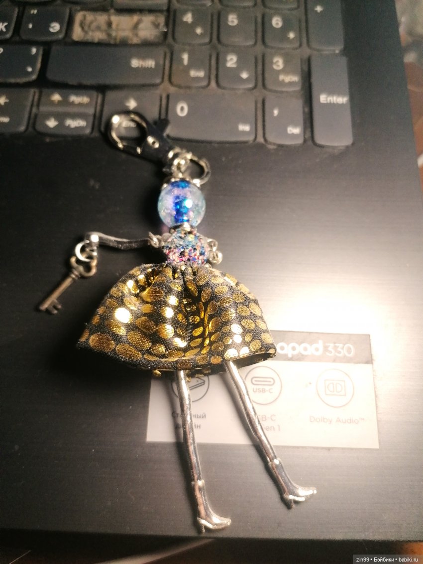 Куколки из проволоки, бусинок и многое другое (фото 8)