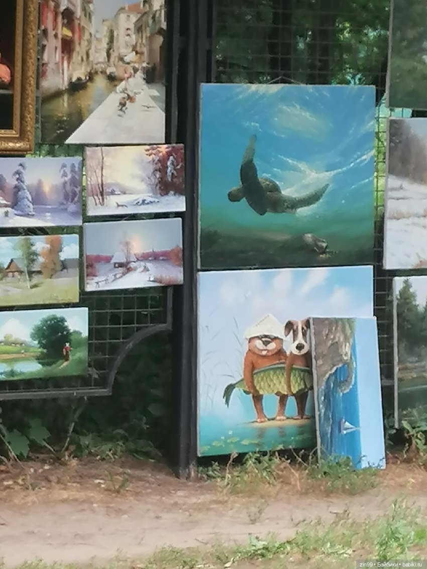 Вернисаж в Измайлово и барахолка там же