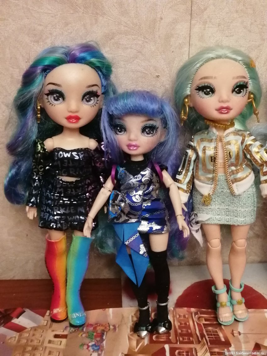 Голубой, синий и Дубрава — Куклы Rainbow High (Рейнбоу Хай (фото 6)