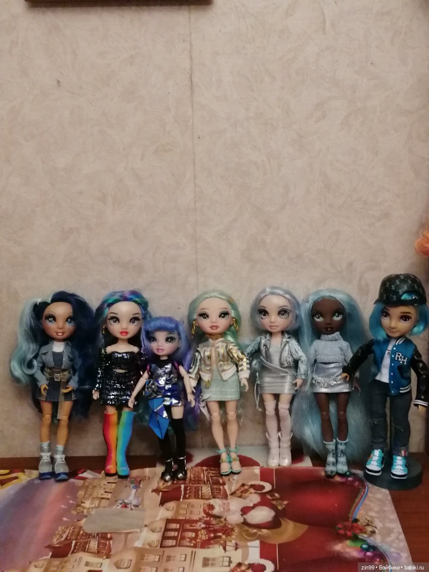 Голубой, синий и Дубрава — Куклы Rainbow High (Рейнбоу Хай