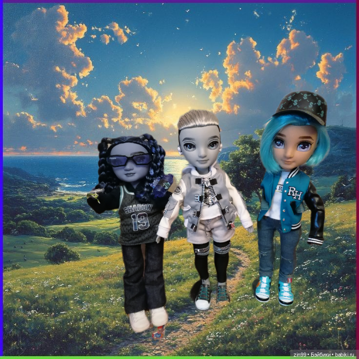 Shadow High Оливер Оушен — Куклы Rainbow High (Рейнбоу Хай