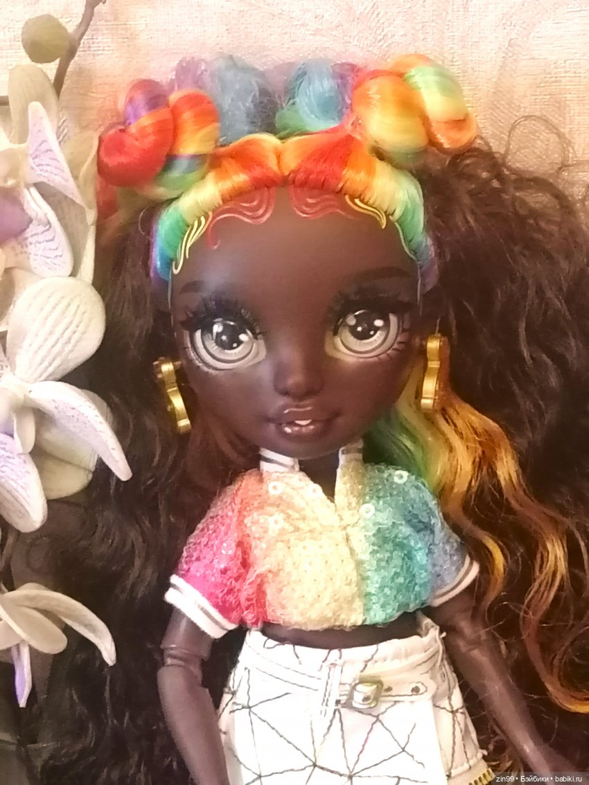 Кукла Rainbow High Creative Crystals Ирис-Iris Bow | Бэйбики Кукла Rainbow High Creative Crystals Ирис-Iris Bow