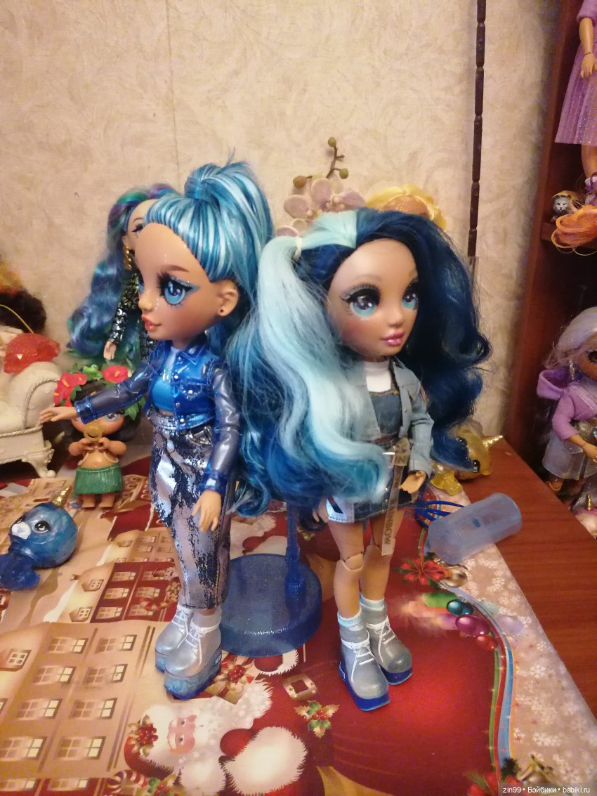 Две Rainbow High голубые, синие (фото 3)