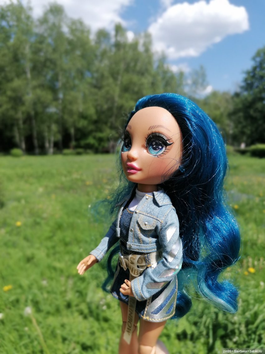 Две Rainbow High голубые, синие