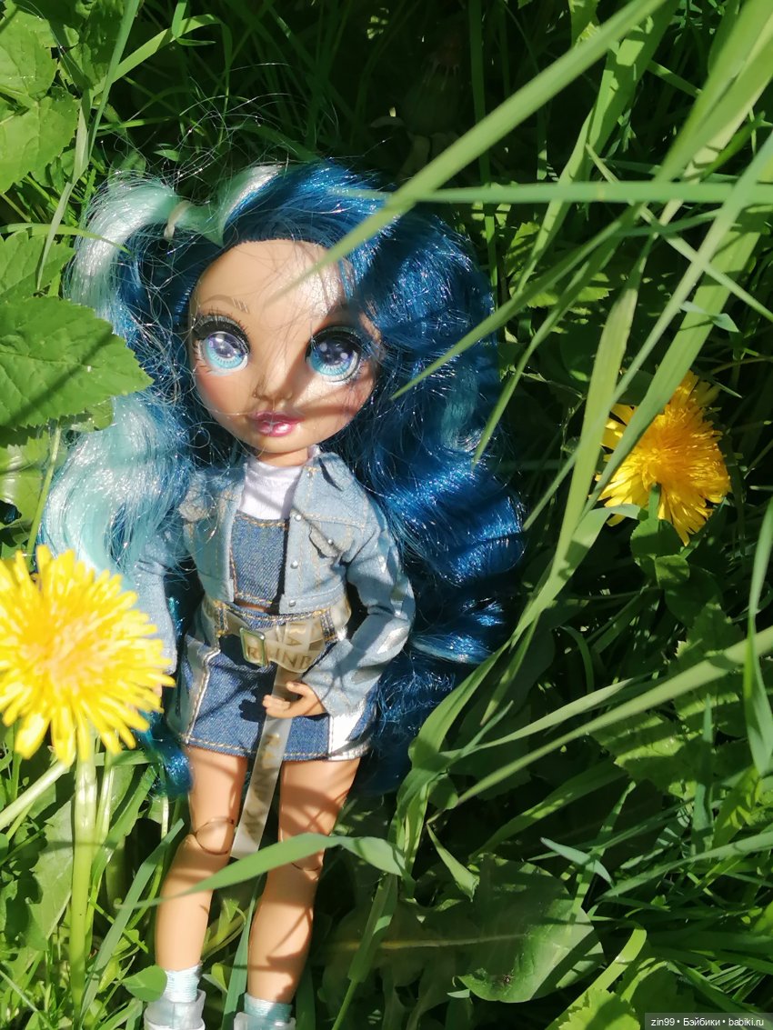 Две Rainbow High голубые, синие