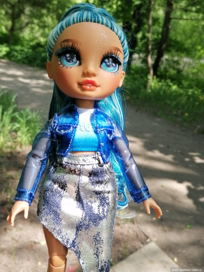 Две Rainbow High голубые, синие