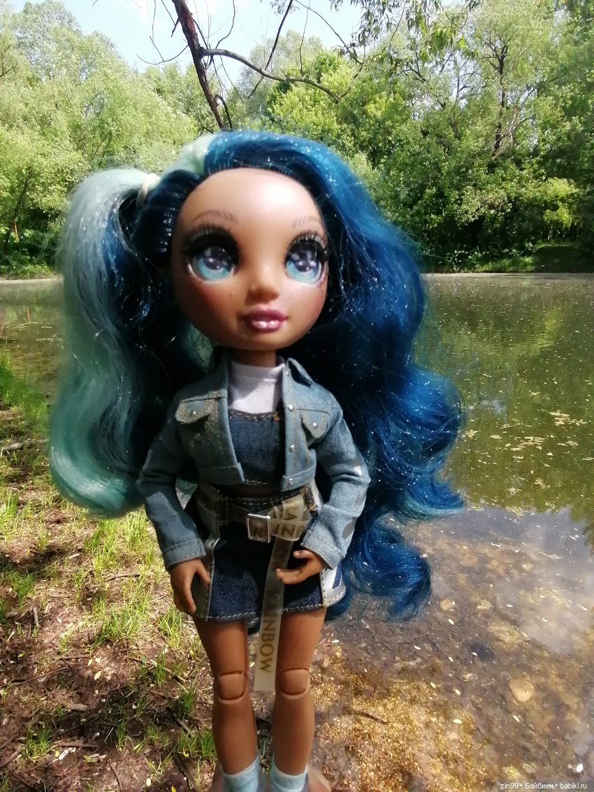 Две Rainbow High голубые, синие