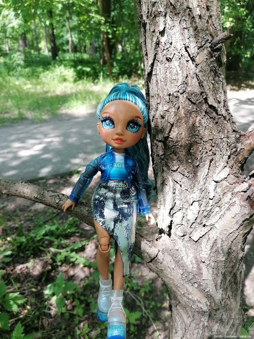 Две Rainbow High голубые, синие