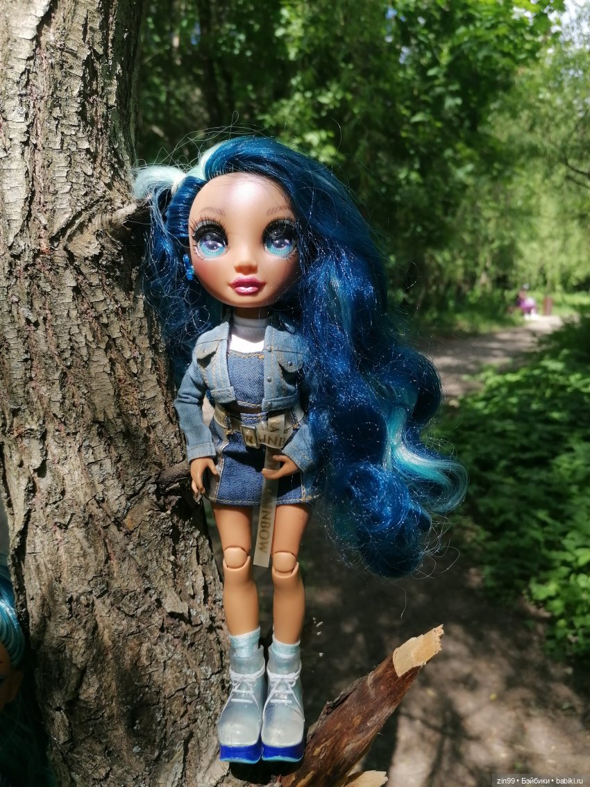 Две Rainbow High голубые, синие