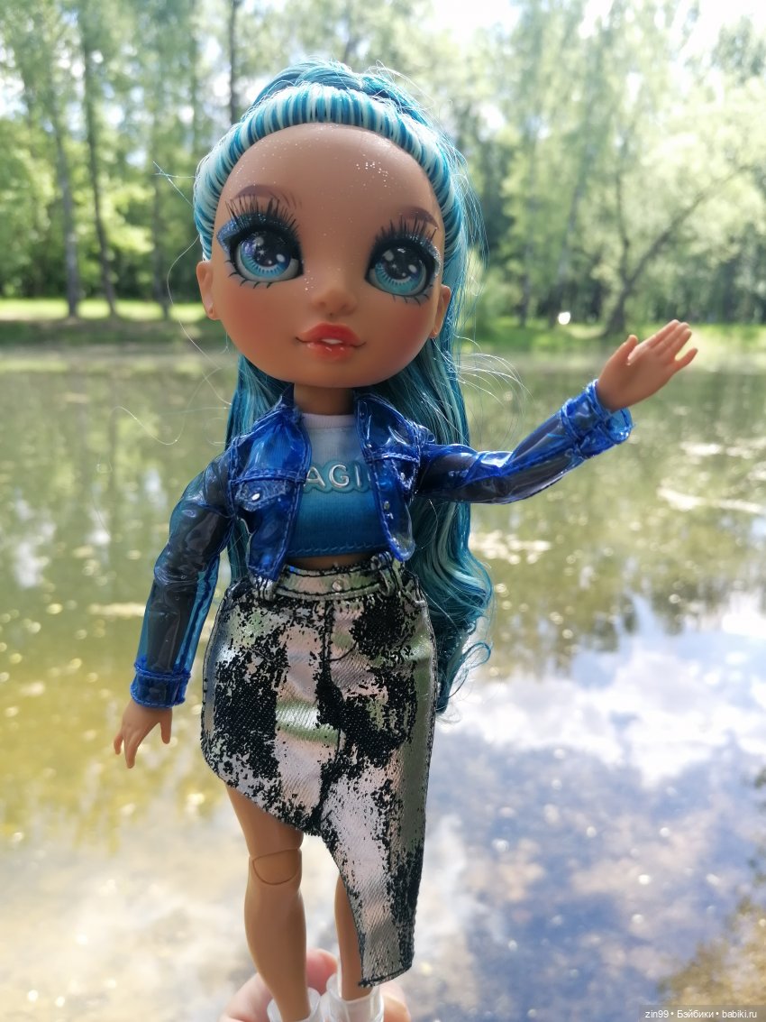 Две Rainbow High голубые, синие