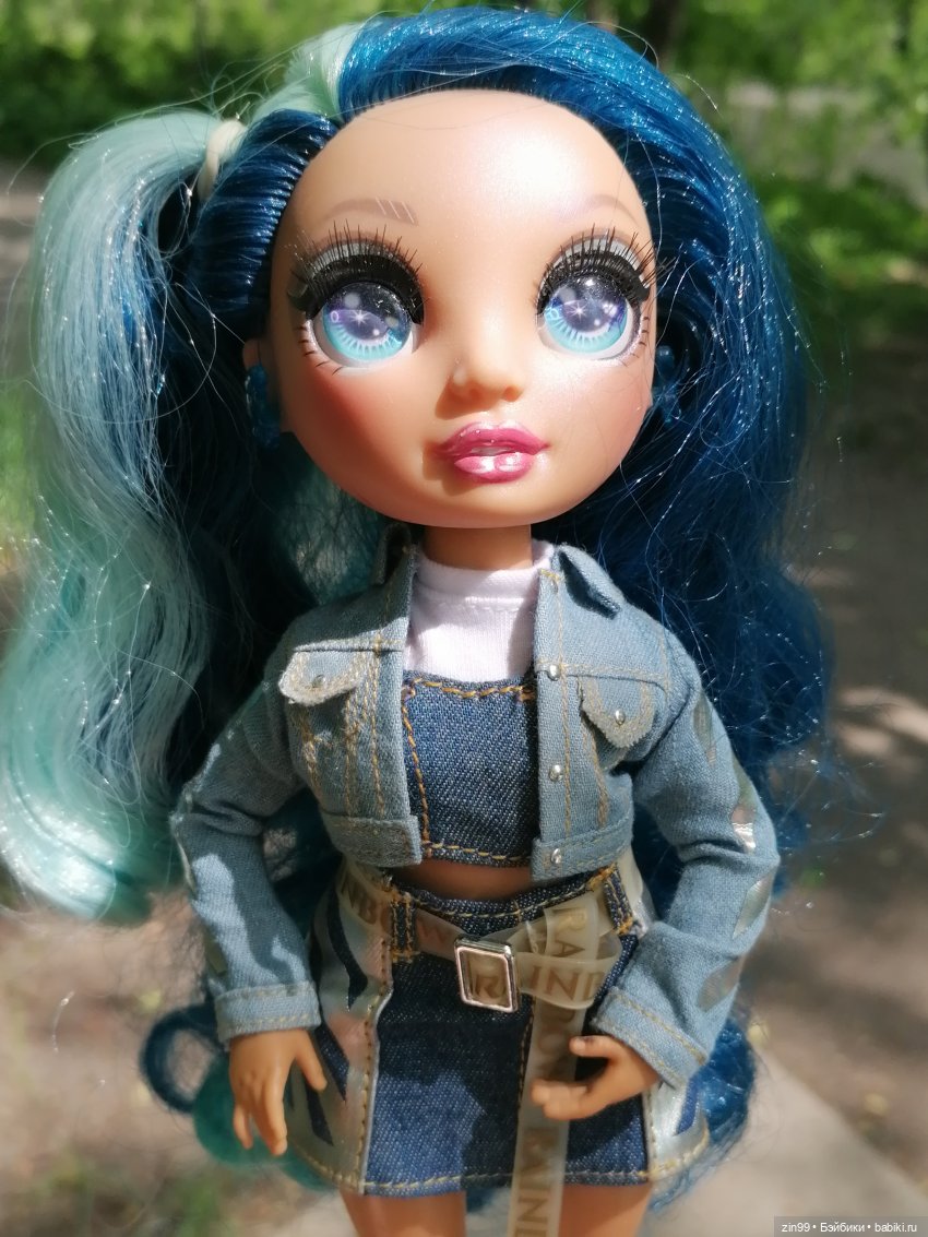Две Rainbow High голубые, синие