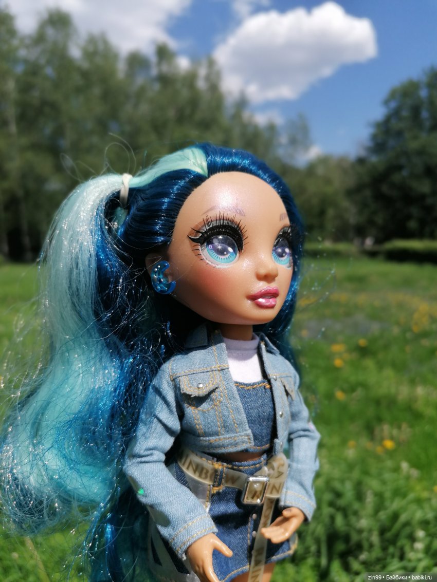 Две Rainbow High голубые, синие