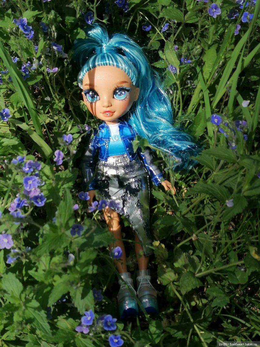 Две Rainbow High голубые, синие