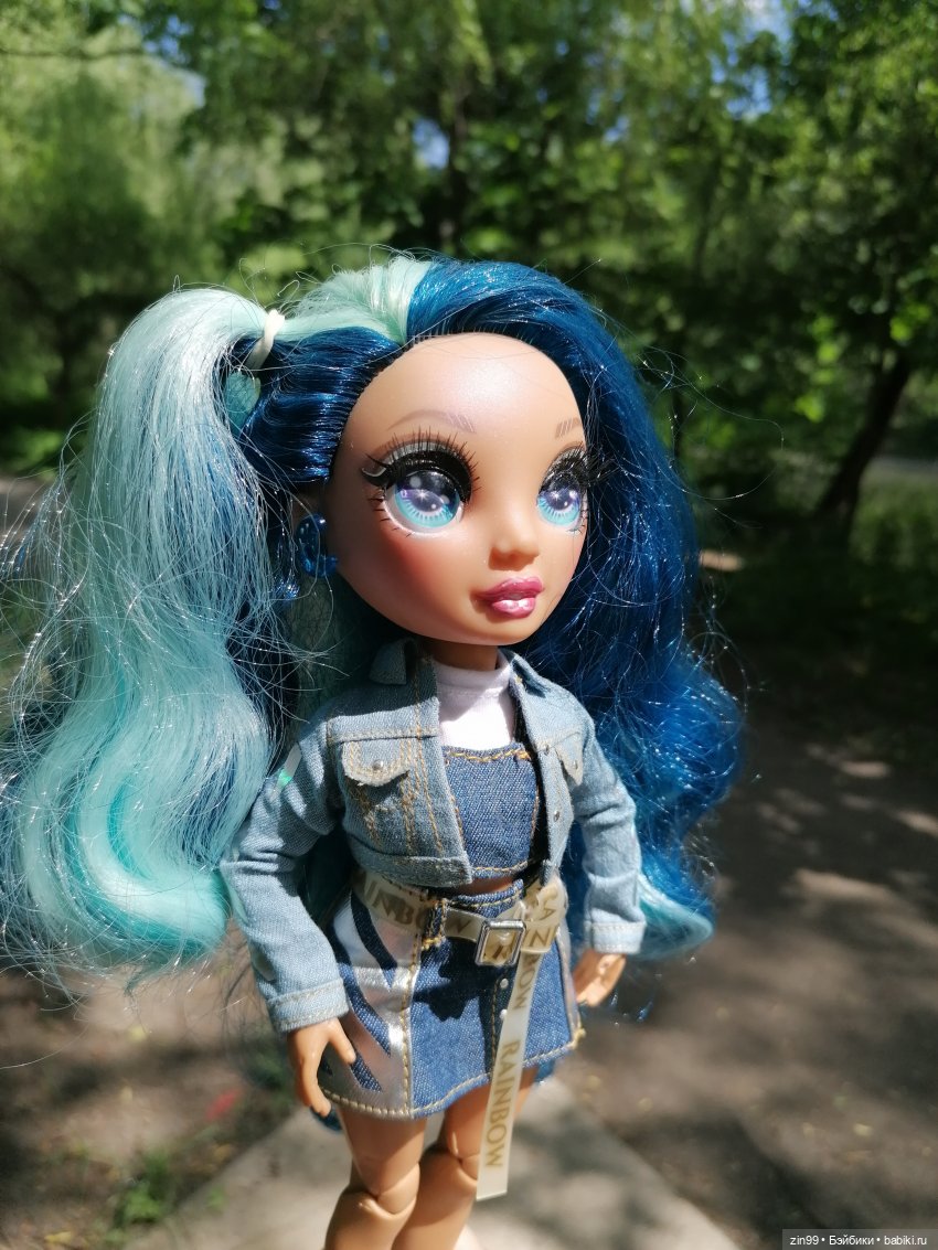 Две Rainbow High голубые, синие