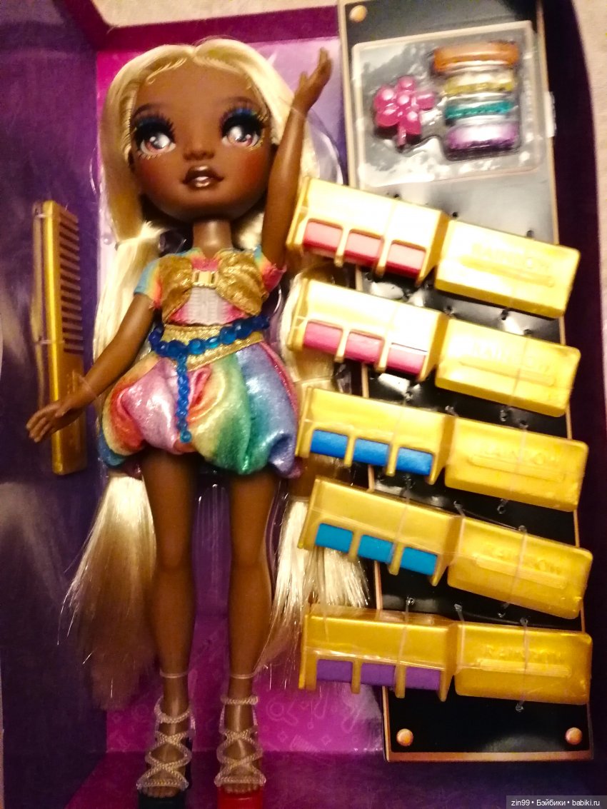 Мелина Rainbow High распаковка (фото 5)