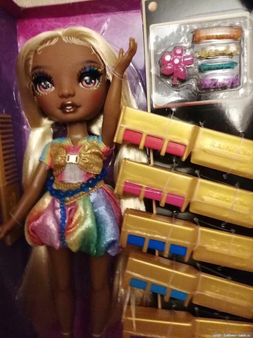 Мелина Rainbow High распаковка (фото 6)