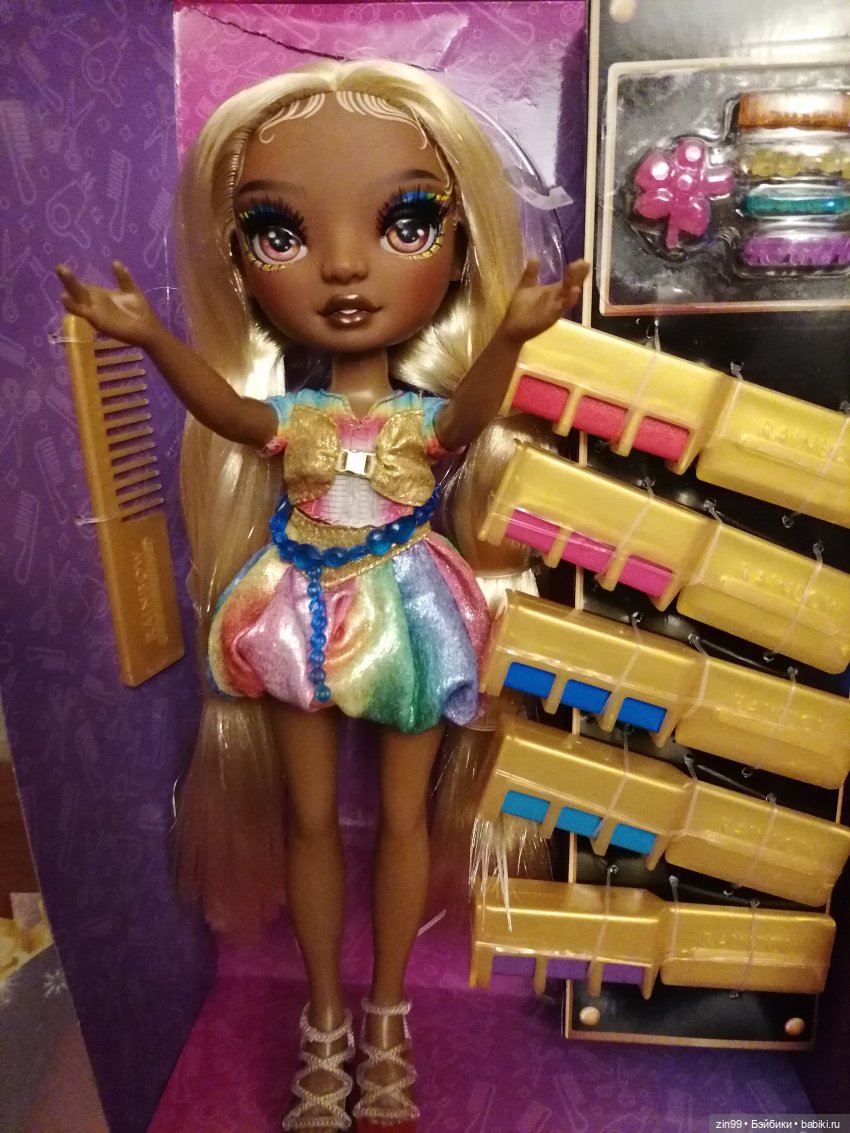 Мелина Rainbow High распаковка (фото 8)