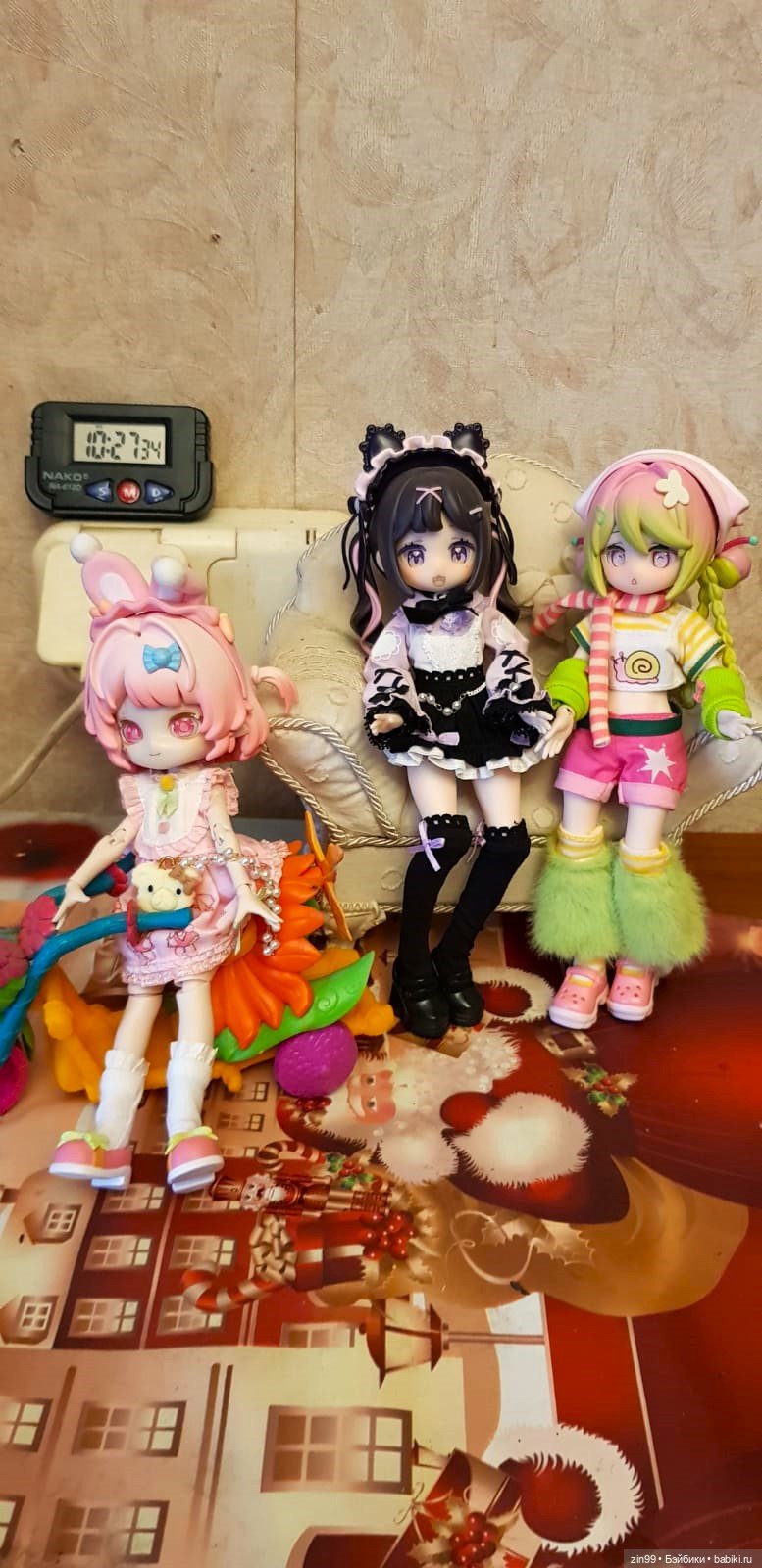 Electronic Cute Pet 1/12 BJD шарнирные Улитка и Кошка и Зайка рисовые истории