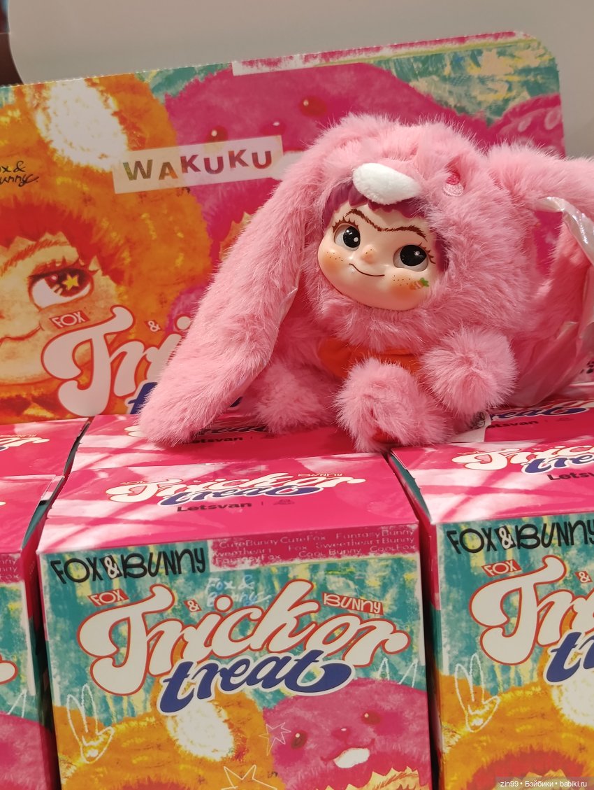 Слепые коробки — Игрушки Labubu (Лабубу) и The Monsters: Pop Mart