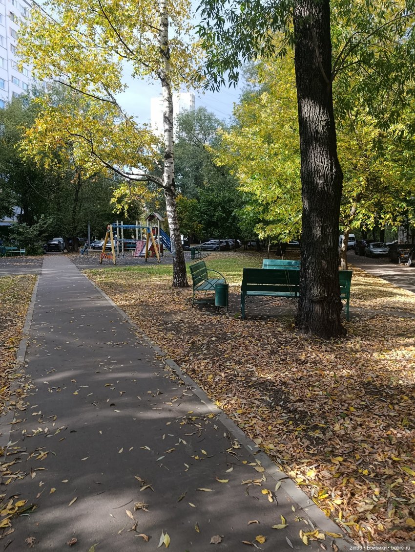 Московская осень и девочка (фото 2)