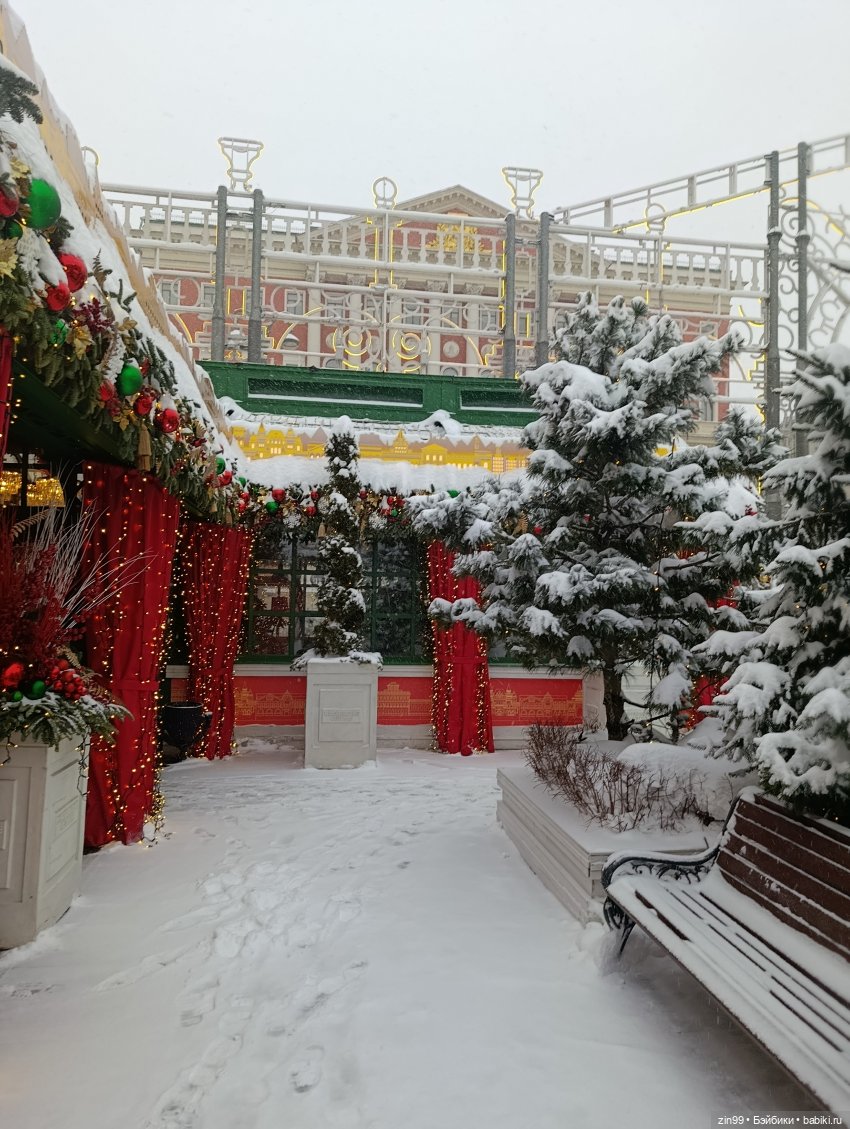 Снежная прогулка по Москве