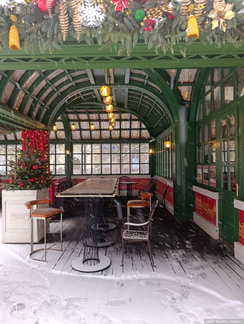 Снежная прогулка по Москве