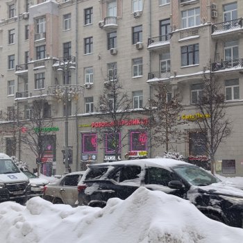 Снежная прогулка по Москве