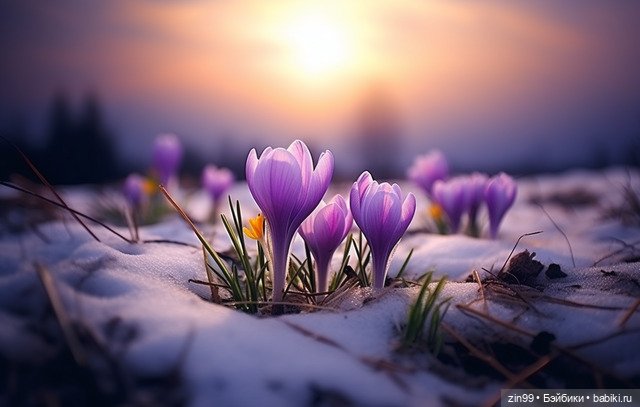 Весна первые цветы и куколки