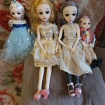 Куклы шарнирные всего 4