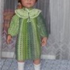Уютное платье для куклы ГОТЦ
