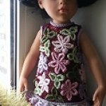 "Вишневый сад" среди зимы (новое платье для ГОТЦ)