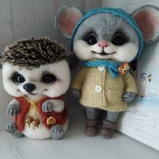 Ёжик и мышка . Цена ниже! Ёжик и мышка . Цена ниже!