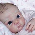 Мои маленький большеглазик, кукла реборн Беспаловои Жанны