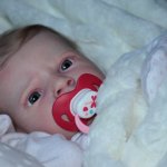 Маленькая кнопочка реборн Сабрина, художник Беспалова Жанна