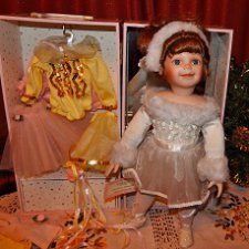 Редкая кукла 1994 года" Моя маленькая балерина" от ASHTON DRAKE с чемоданом одежды.Подарочная.