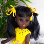 Немецкая кукла негритяночка  Sonneberg 70-х годов