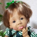 Характерная кукла - обижулька Pakos 1995 год