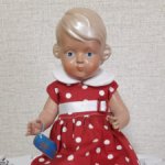 Абсолютно новая ,винтажная кукла Черепашка в ромбе (Schildkrot), с клеймом.Германия