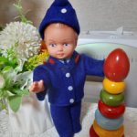 Редкая, винтажная куколка AH/G -ГДР 70-х годов. Новая в упаковке ( Наверное это адмирал)