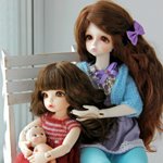 Сестрички.  Leekeworld Mikhaila & FairyLand LittleFee Ante.