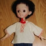 Июнь в народном костюме или переделка звездочки 30 см