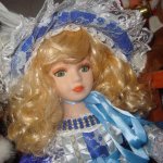 Новые наряды для фарфоровых кукол. Ч. 1