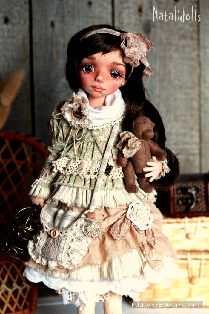 Авторская текстильная кукла (фото 4)
