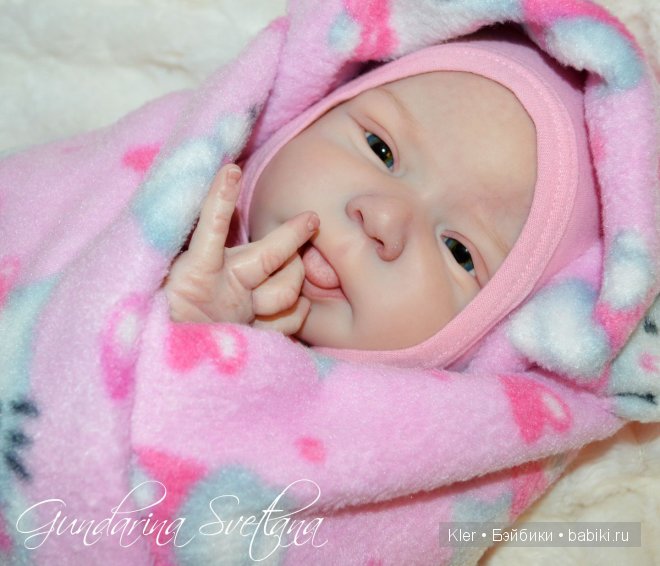 Моя реалистичная кукла реборн Cati