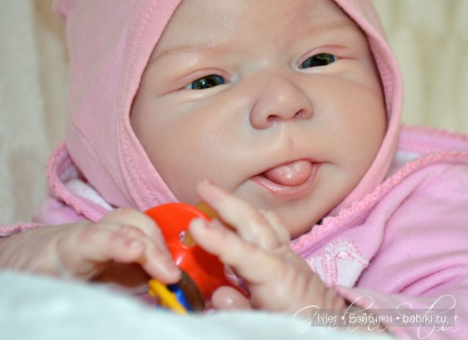 Моя реалистичная кукла реборн Cati