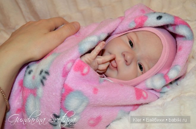 Моя реалистичная кукла реборн Cati