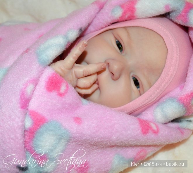 Моя реалистичная кукла реборн Cati