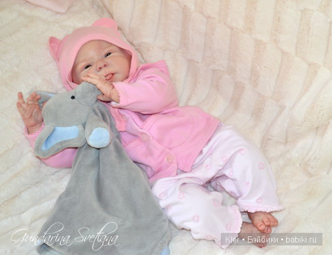 Моя реалистичная кукла реборн Cati