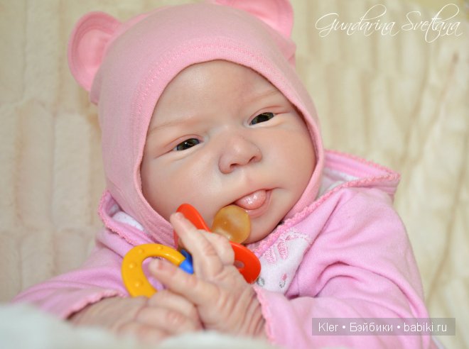 Моя реалистичная кукла реборн Cati